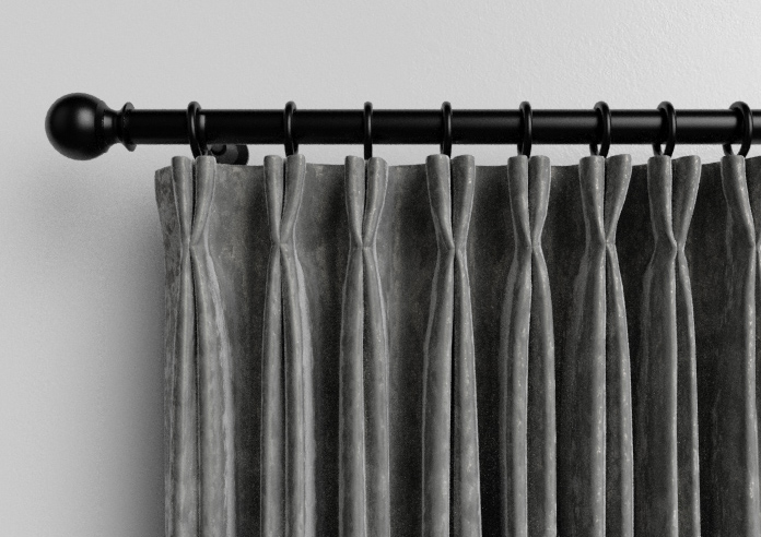Crushed Velvet, Silver Grey - Made to Measure Curtains - Image 10